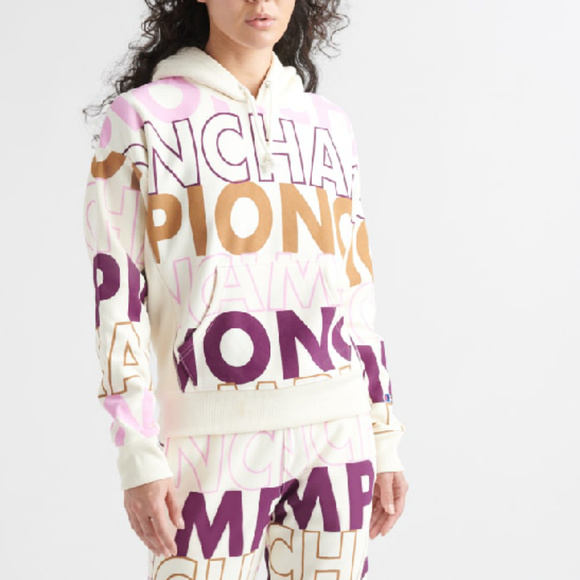 CHAMPION Printed Logo Hoodie - Picture 4 of 5